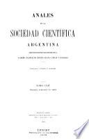 Anales de la Sociedad Científica Argentina