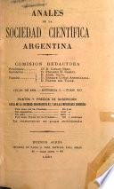 Anales de la Sociedad Científica Argentina