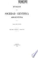 Anales de la Sociedad Científica Argentina