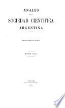 Anales de la Sociedad Científica Argentina