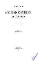 Anales de la Sociedad Científica Argentina