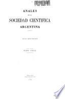 Anales de la Sociedad Científica Argentina