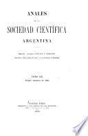 Anales de la Sociedad Científica Argentina