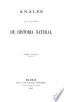 Anales de la Sociedad Española de Historia Natural