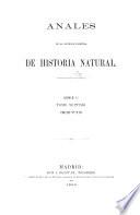 Anales de la Sociedad Española de Historia Natural