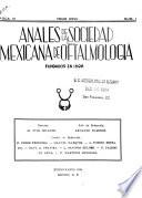 Anales de la Sociedad Mexicana de Oftalmología