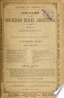 Anales de la Sociedad Rural Argentina