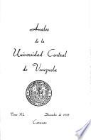 Anales de la Universidad Central de Venezuela