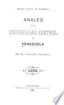 Anales de la Universidad Central de Venezuela