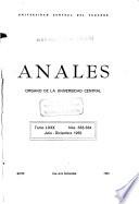 Anales de la Universidad Central del Ecuador