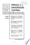 Anales de la Universidad Central del Ecuador