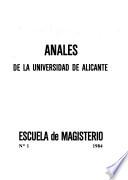 Anales de la Universidad de Alicante