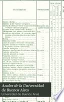 Anales de la Universidad de Buenos Aires