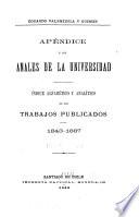Anales de la Universidad de Chile ...