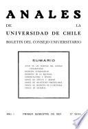 Anales de la Universidad de Chile ...