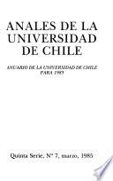 Anales de la Universidad de Chile