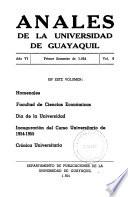 Anales de la Universidad de Guayaquil