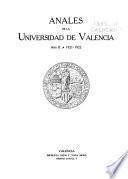 Anales de la Universidad de Valencia