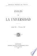 Anales de la universidad