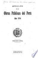 Anales de las obras publicas del Perú