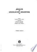 Anales de legislación argentina