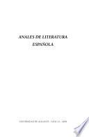 Anales de literatura española