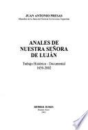 Anales de Nuestra Señora de Luján