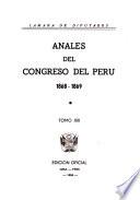 Anales del Congreso del Peru