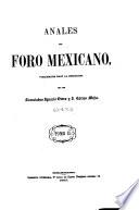 Anales del foro mexicano