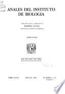 Anales del Instituto de Biología