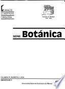 Anales del Instituto de Biología, Universidad Nacional Autónoma de México