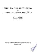 Anales del Instituto de Estudios Madrileños