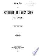 Anales del Instituto de ingenieros de Chile ...