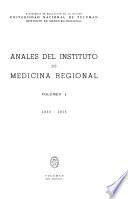 Anales del Instituto de Medicina Regional