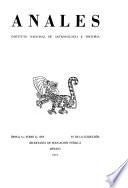 Anales del Instituto Nacional de Antropología e Historia