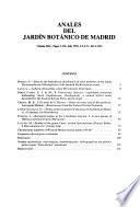 Anales del Jardín Botánico de Madrid