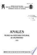 Anales del Museo de Historia Natural de Valparaiso