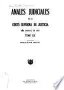 Anales judiciales de la Corte Suprema de Justicia de la Republica