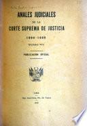 Anales judiciales de la Corte Suprema de Justicia