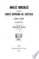 Anales judiciales de la Corte Suprema de Justicia