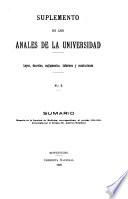 Anales. Suplemento