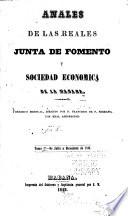 Anales y memorias de la Real Junta de Fomento y de la Real Sociedad Económica