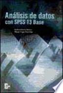 Análisis de datos con SPSS 13 Base