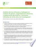 Análisis de los enfoques y hallazgos en materia de género, seguridad de la tenencia y gobernanza del entorno: Lecciones extraídas de ocho años de investigación