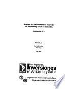 Análisis de los procesos de inversión en ambiente y salud en Colombia