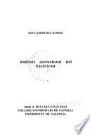 Análisis estructural del Satiricón