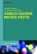 Anglo-Saxon Micro-Texts