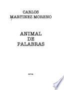 Animal de palabras