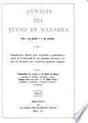 Annales del reyno de Navarra
