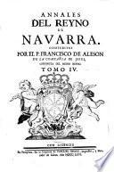 Annales Del Reyno De Navarra